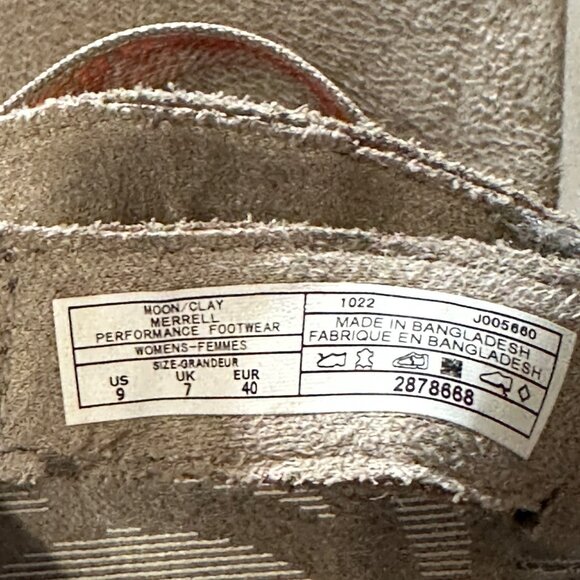 Merrell Moon women's sz 9 clay color performance footwear strappy sandals - Picture 5 of 5